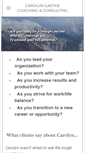 Mobile Screenshot of carolyngartkecoaching.com
